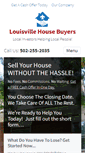 Mobile Screenshot of louisvillehousebuyers.com